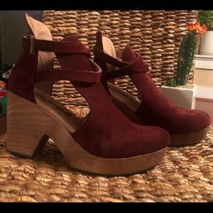 Free People Cedar Clogs